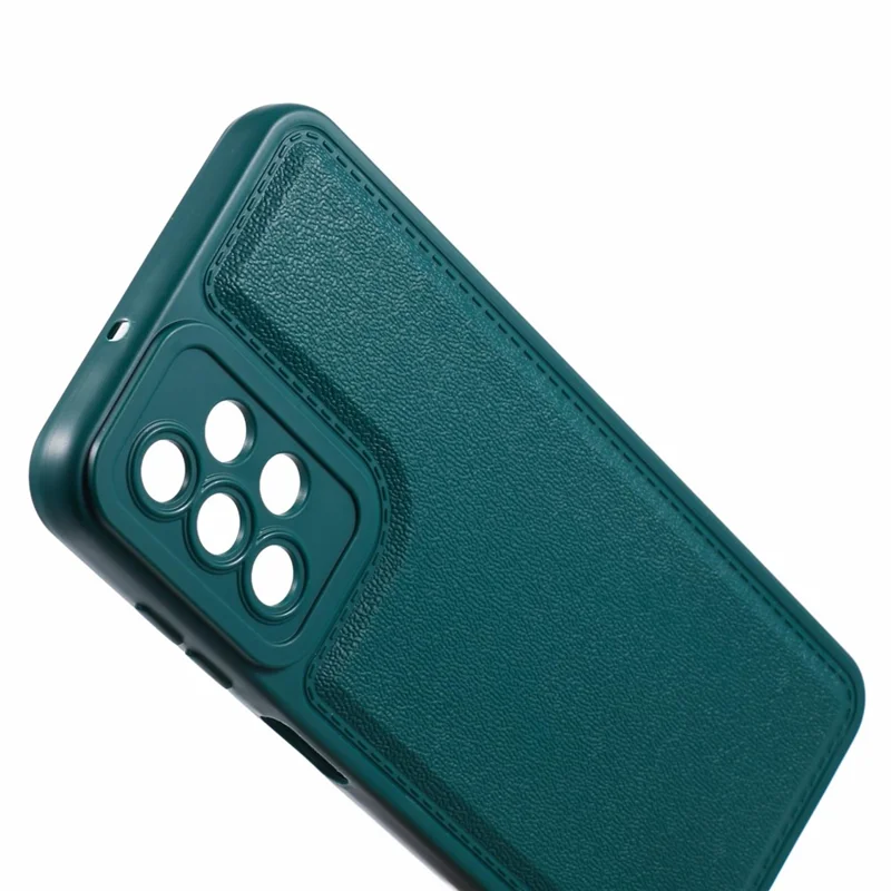 Série XL Pour Samsung Galaxy A52 4G / A52 5G / A52s 5G TPU Case Air Cushion Drop Protection de Protection du Téléphone - Armée Verte
