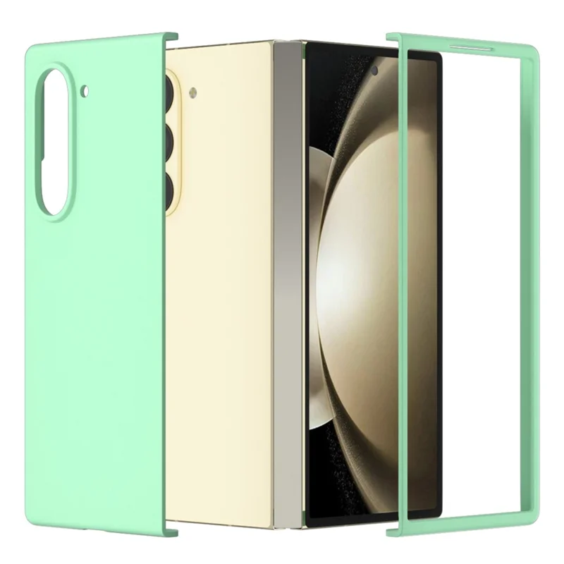 For Samsung Galaxy Z Fold6 5G PC Case Skin-touch Anti-scratch Folding Phone Cover - Light Green