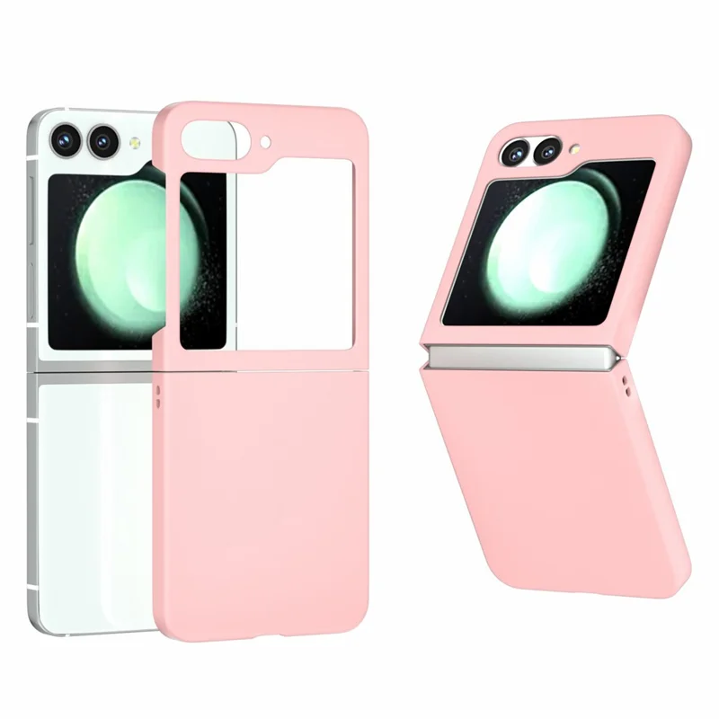For Samsung Galaxy Z Flip7 FE 5G / Z Flip6 5G Case Skin-feel Hard PC Protective Phone Cover - Pink