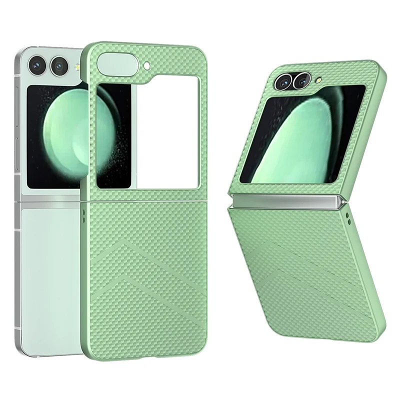 For Samsung Galaxy Z Flip7 FE 5G / Z Flip6 5G Case Hard PC Matte Folding Phone Cover - Light Green