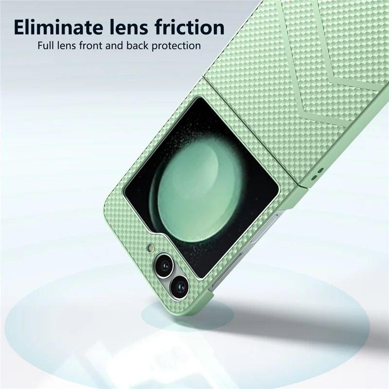 For Samsung Galaxy Z Flip7 FE 5G / Z Flip6 5G Case Hard PC Matte Folding Phone Cover - Light Green