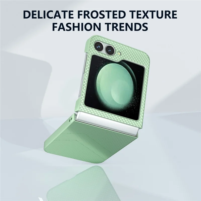 For Samsung Galaxy Z Flip7 FE 5G / Z Flip6 5G Case Hard PC Matte Folding Phone Cover - Light Green