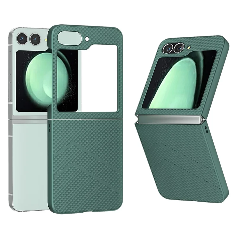 For Samsung Galaxy Z Flip7 FE 5G / Z Flip6 5G Case Hard PC Matte Folding Phone Cover - Dark Green