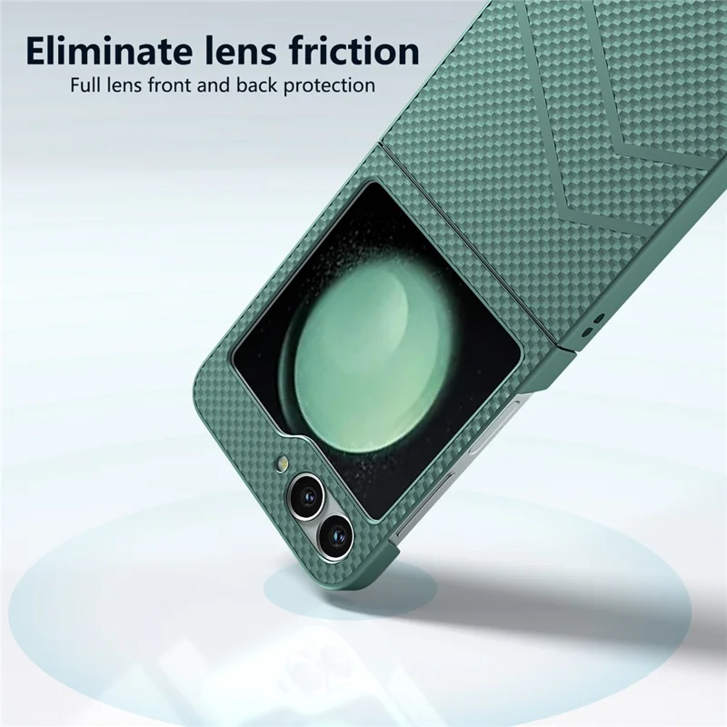 For Samsung Galaxy Z Flip7 FE 5G / Z Flip6 5G Case Hard PC Matte Folding Phone Cover - Dark Green