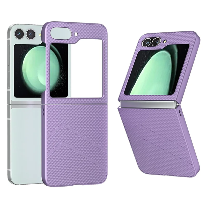 For Samsung Galaxy Z Flip7 FE 5G / Z Flip6 5G Case Hard PC Matte Folding Phone Cover - Purple