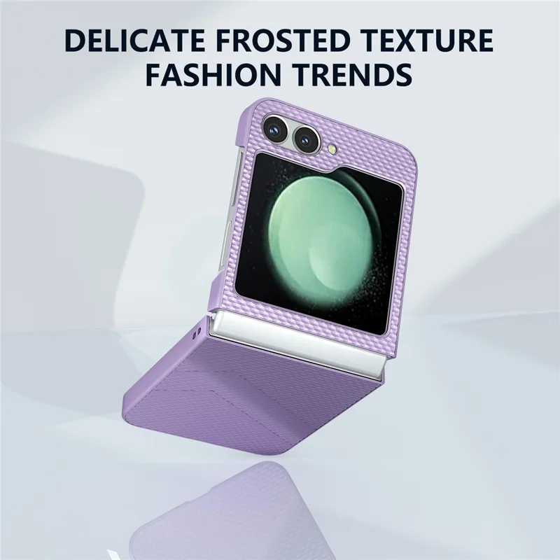 For Samsung Galaxy Z Flip7 FE 5G / Z Flip6 5G Case Hard PC Matte Folding Phone Cover - Purple