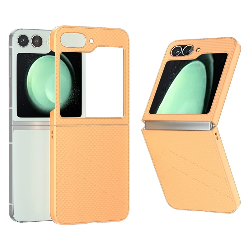 For Samsung Galaxy Z Flip7 FE 5G / Z Flip6 5G Case Hard PC Matte Folding Phone Cover - Orange