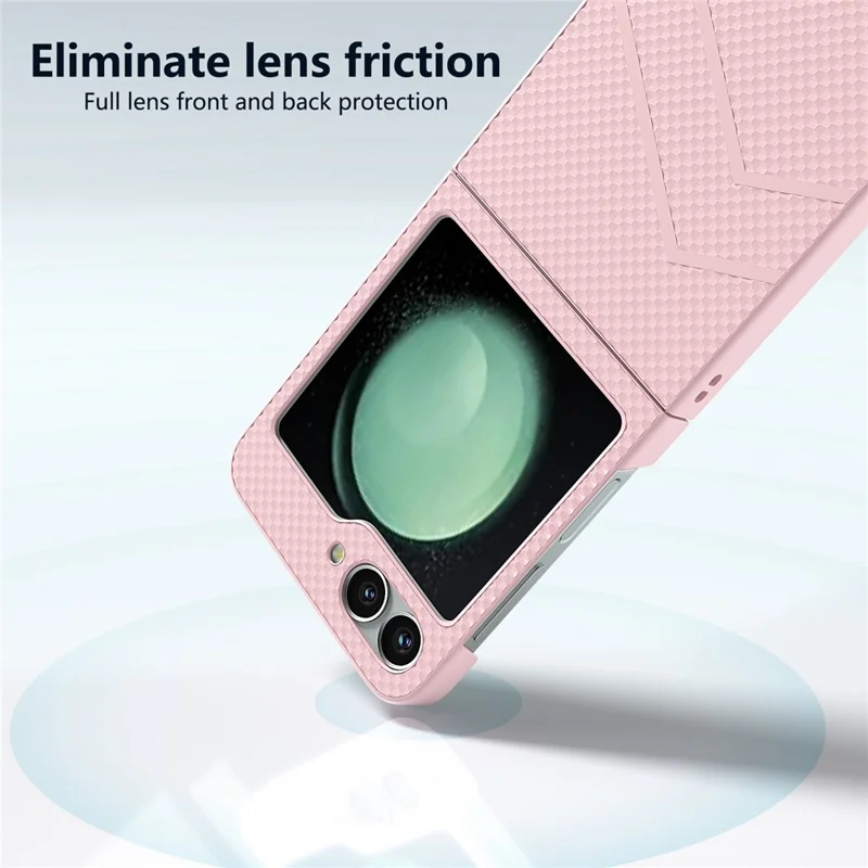 For Samsung Galaxy Z Flip7 FE 5G / Z Flip6 5G Case Hard PC Matte Folding Phone Cover - Pink