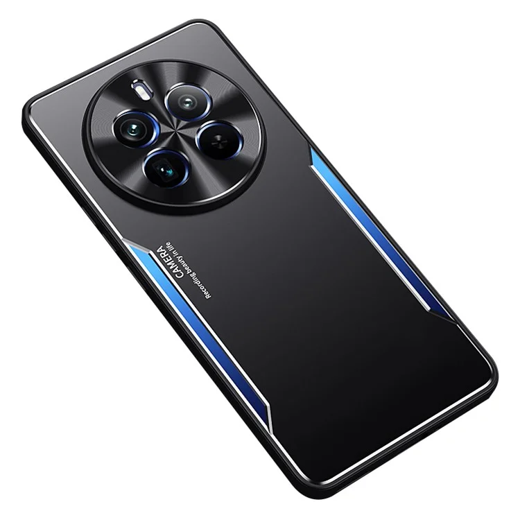 Para Realme 12 Pro 5G / 12 Pro+ 5G Funda Aleación de Aluminio+TPU Ultrafina a Prueba de Golpes - Azul