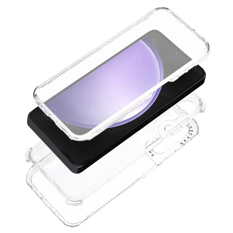 For Samsung Galaxy S23 FE Phone Protective Case PC+TPU Clear Phone Cover Phone Shell