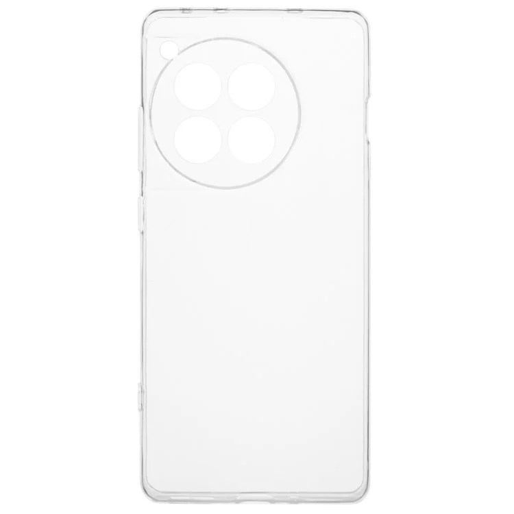 For OnePlus Ace 3 5G / 12R 5G Clear Phone Case Glossy Watermark-Free Soft TPU Cover
