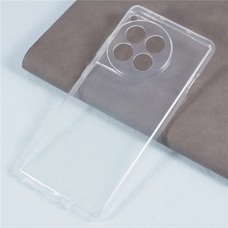For OnePlus Ace 3 5G / 12R 5G Clear Phone Case Glossy Watermark-Free Soft TPU Cover