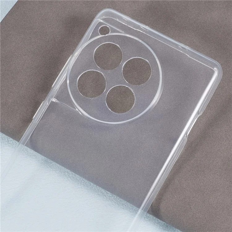 For OnePlus Ace 3 5G / 12R 5G Clear Phone Case Glossy Watermark-Free Soft TPU Cover