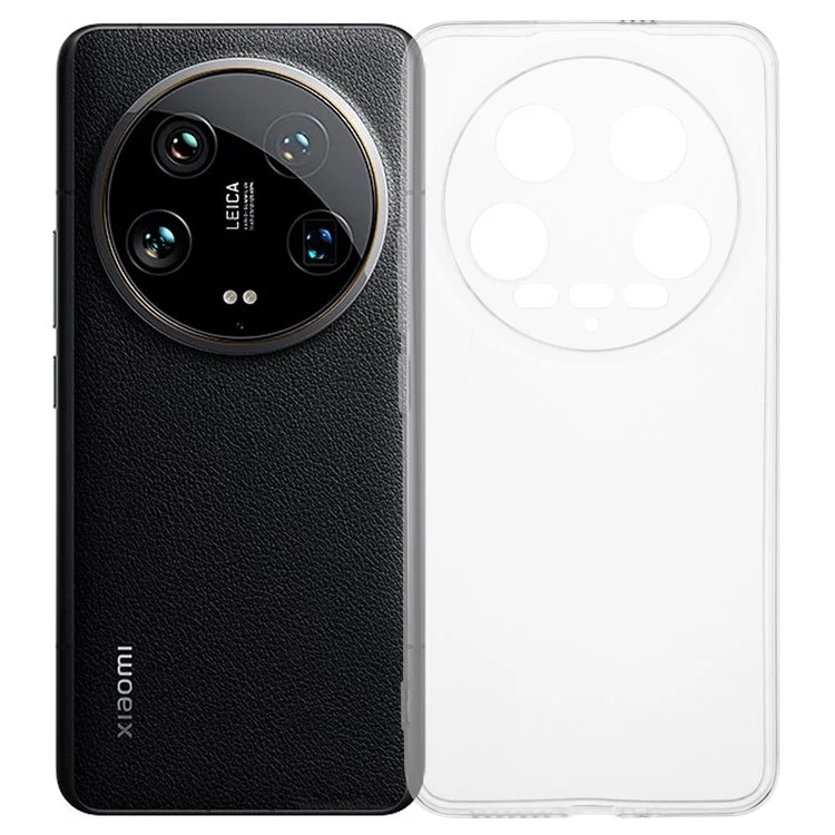 Чехол из ТПУ для Xiaomi 14 Ultra, глянцевая поверхность, защита от царапин и воды