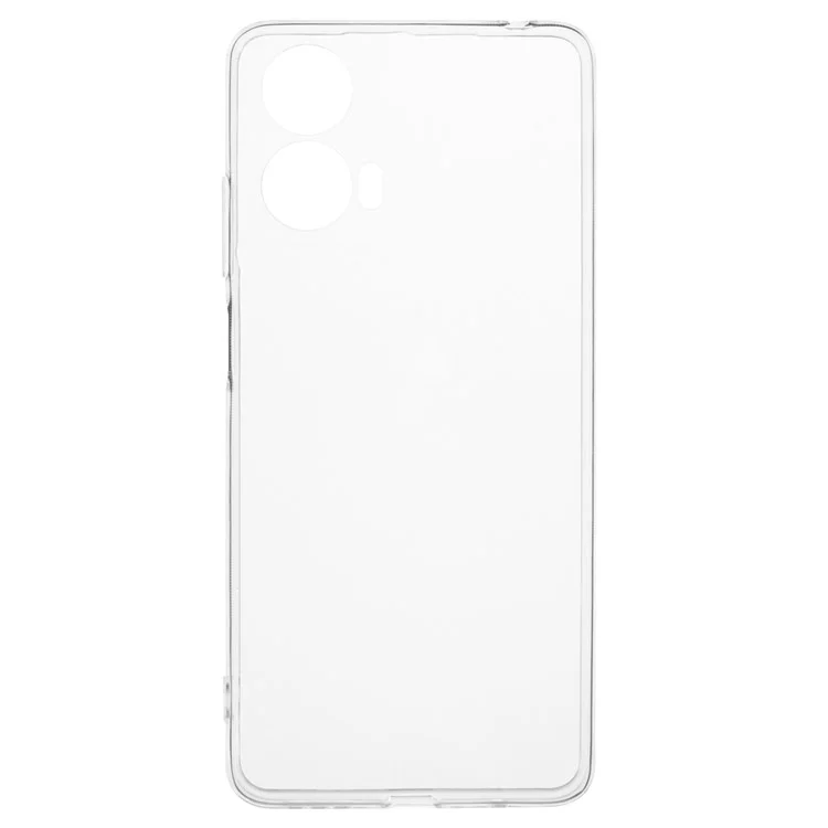 Pour Motorola Moto G24 4G / G04 4G Étui transparent Glossy Soft TPU Étui de protection pour téléphone sans marque d'eau