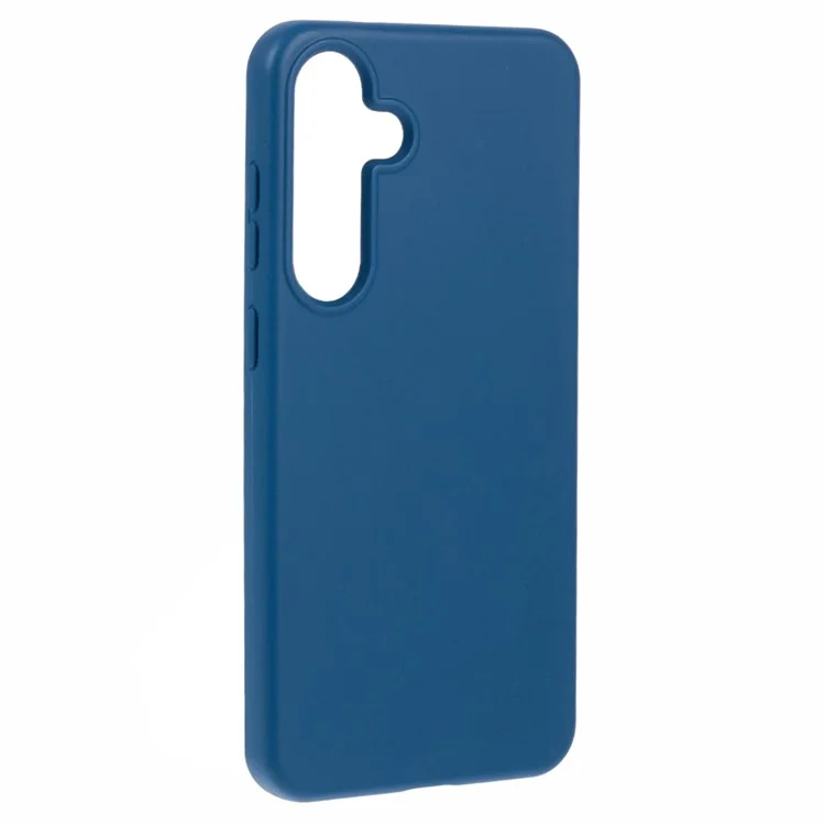 Pour Étui Samsung Galaxy S24 Biodégradable Paille de blé+TPU Étui de téléphone Écologique - Bleu