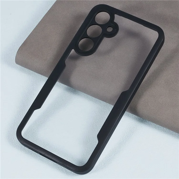 Per Samsung Galaxy A55 5G Clear Case Acrylic+TPU Anti-drop Phone Cover con PET Screen Protector