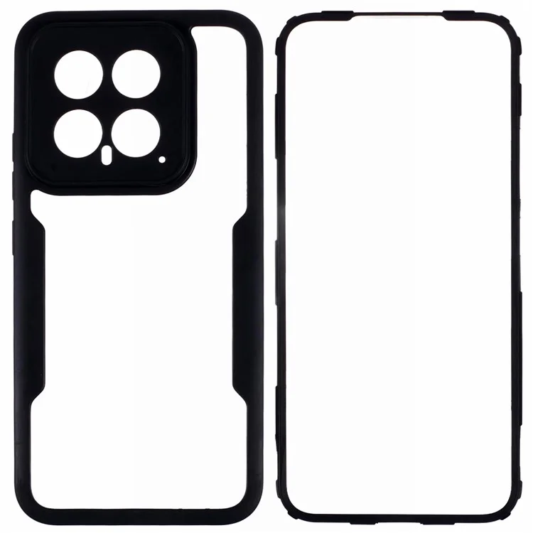 Pour étui de téléphone portable Xiaomi 14 en acrylique + coque antichoc en TPU