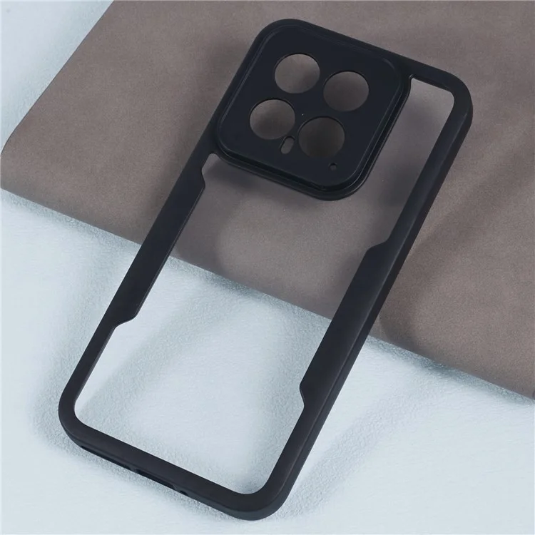 Pour étui de téléphone portable Xiaomi 14 en acrylique + coque antichoc en TPU