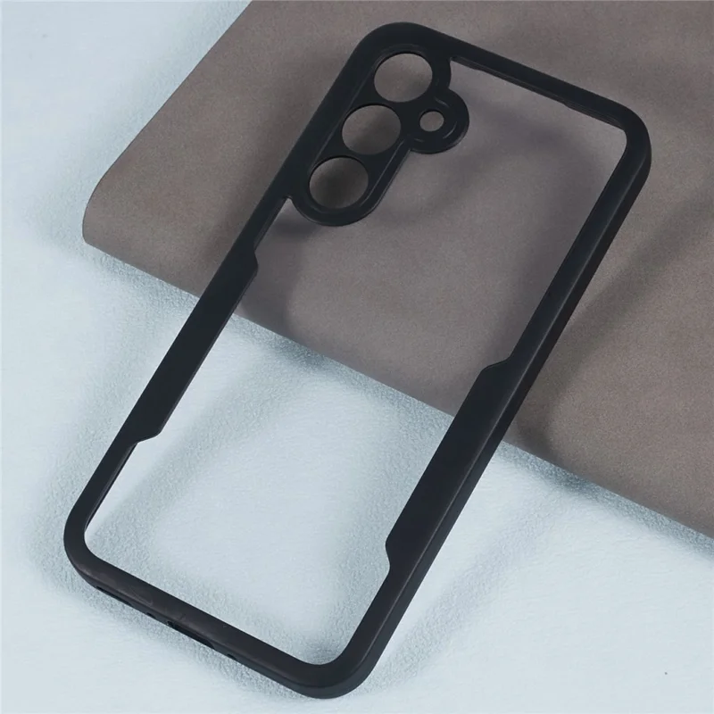 Para Samsung Galaxy A35 5G Case Full Protection Acrylic + TPU Phone Shell, Black