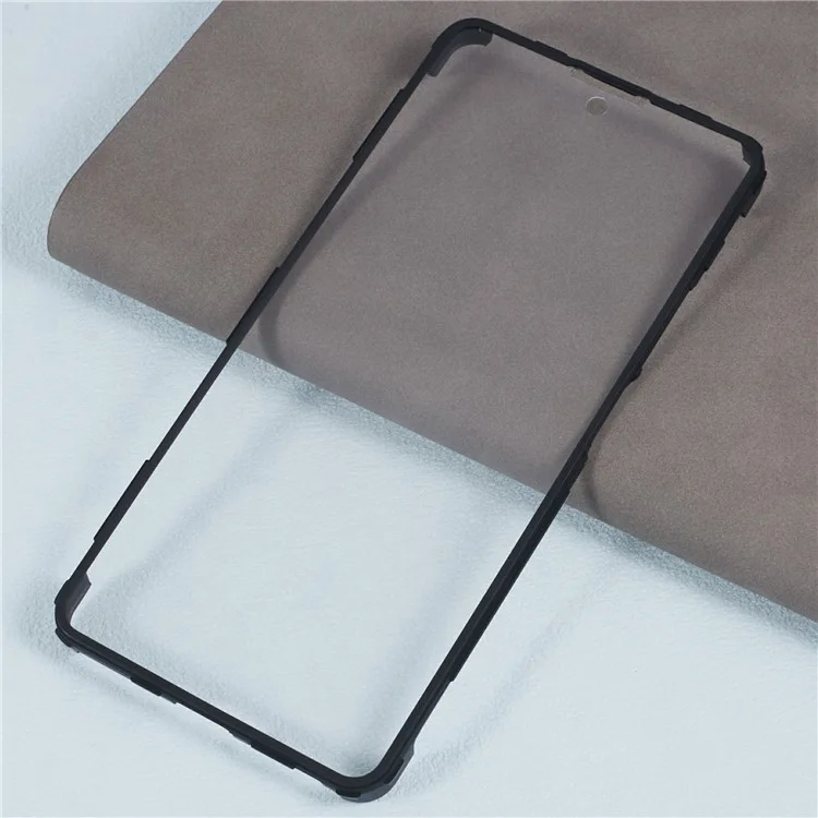 For Xiaomi Redmi Note 13 4G Case Anti-Drop Protective Acrylic + TPU Phone Shell, Black