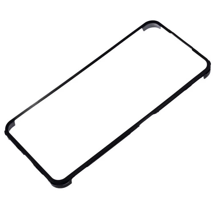Für Xiaomi Redmi 13C 4G / Poco C65 4G Hülle Acryl + TPU Transparentes Telefongehäuse mit PET-Folie - Schwarz