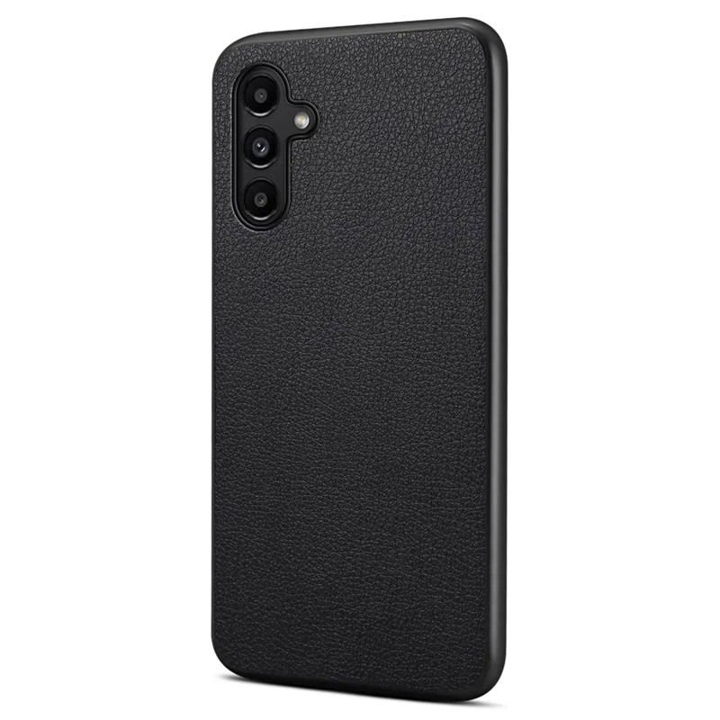 For Samsung Galaxy A14 5G / 4G Case PU Leather Ultra-thin Shockproof Back Cover - Black