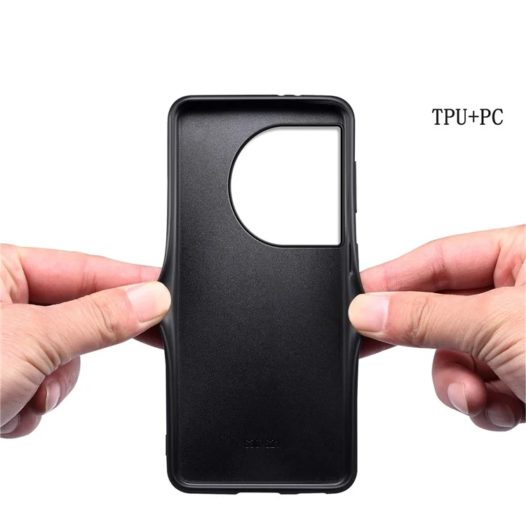 For OnePlus Ace 2 Pro 5G Case PU Leather Drop Protection Protective Back Shell - Green