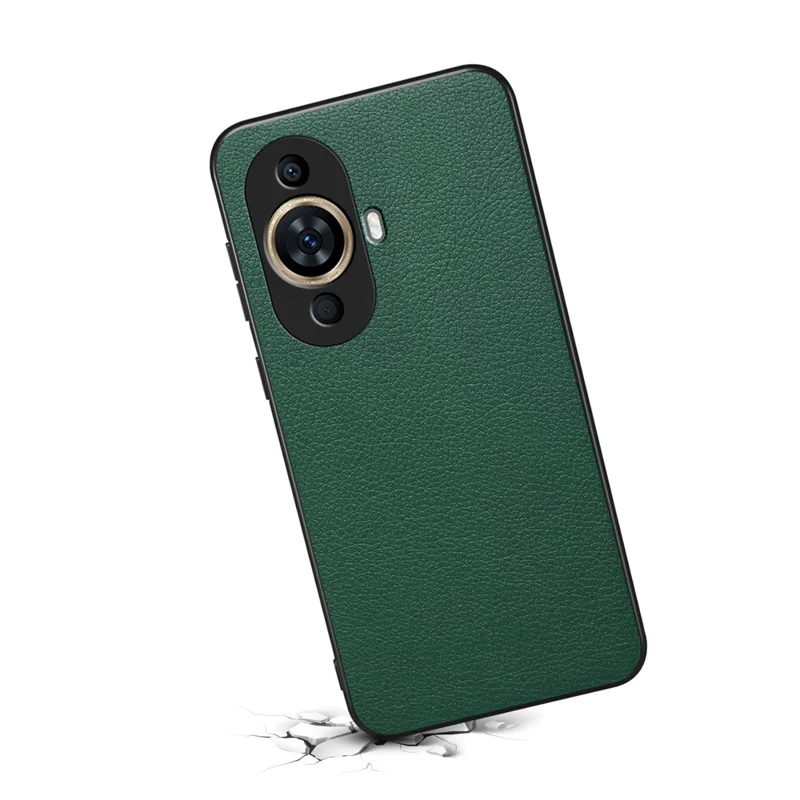 For Huawei nova 11 / nova 12s 4G / nova 12 Lite 4G Case Scratch-Resistant PU+PC+TPU Hybrid Phone Cover - Green