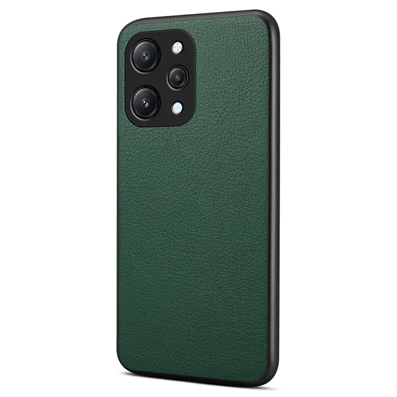 For Xiaomi Redmi Note 12R 5G / Redmi 12 5G (Global) Case Shockproof PU+PC+TPU Slim Phone Cover - Green