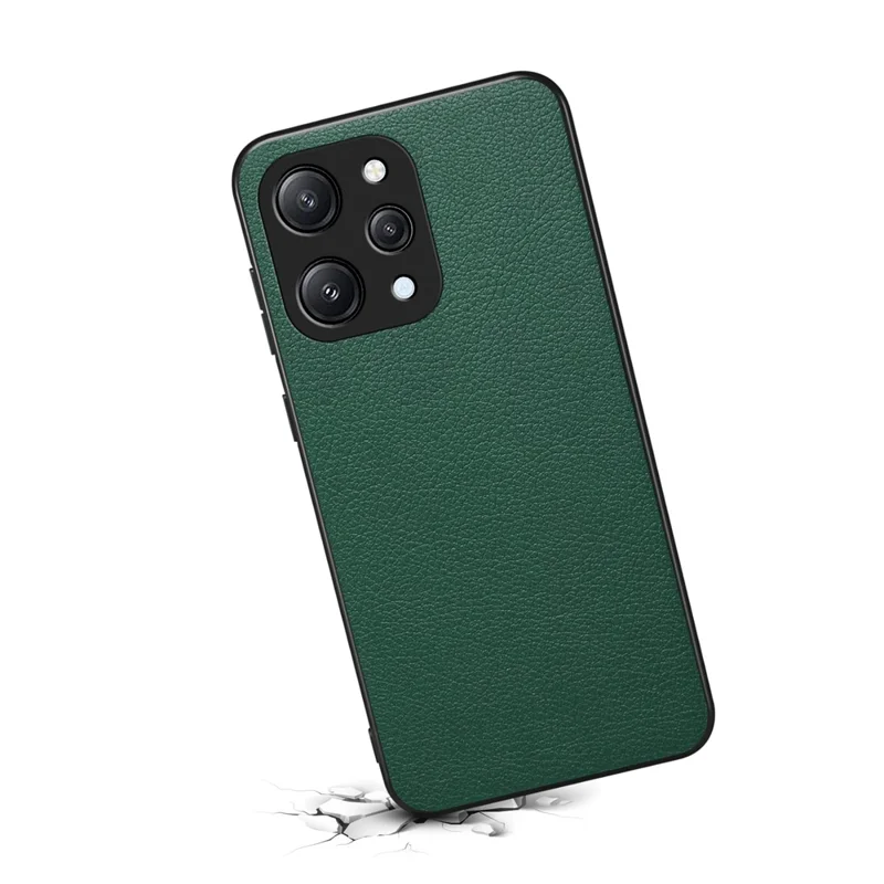 For Xiaomi Redmi Note 12R 5G / Redmi 12 5G (Global) Case Shockproof PU+PC+TPU Slim Phone Cover - Green