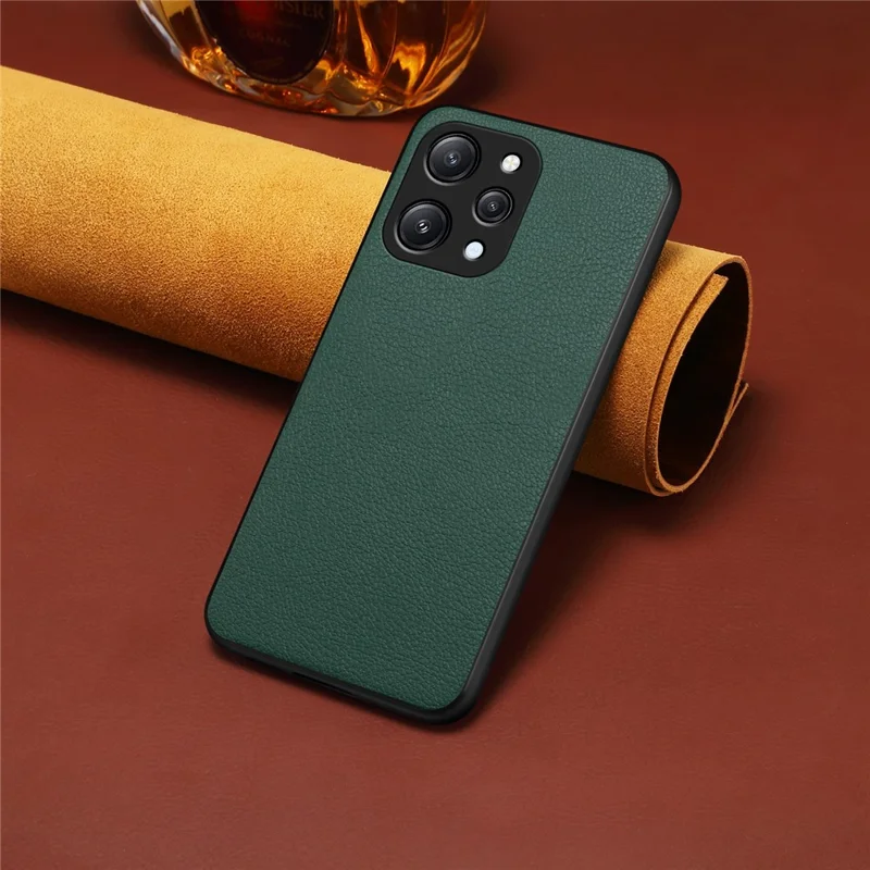 For Xiaomi Redmi Note 12R 5G / Redmi 12 5G (Global) Case Shockproof PU+PC+TPU Slim Phone Cover - Green