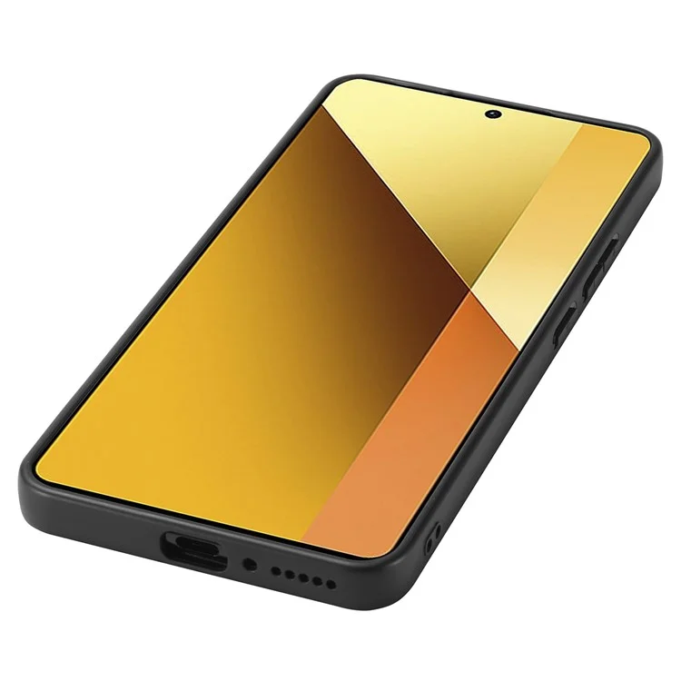 LC.IMEEKE For Xiaomi Redmi Note 13 4G Case Leather+TPU+EVA Cover Carbon Fiber Texture