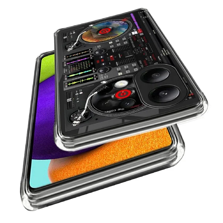 For Xiaomi Redmi Note 13 4G Case Soft TPU Shockproof Pattern Printing Phone Cover - Music