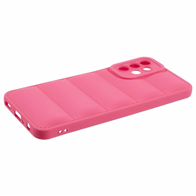 JTW-Serie für Samsung Galaxy A52 4G / A52s 5G / A52 5G TPU-Hülle Down Jacket Rubberized Phone Cover - Rose
