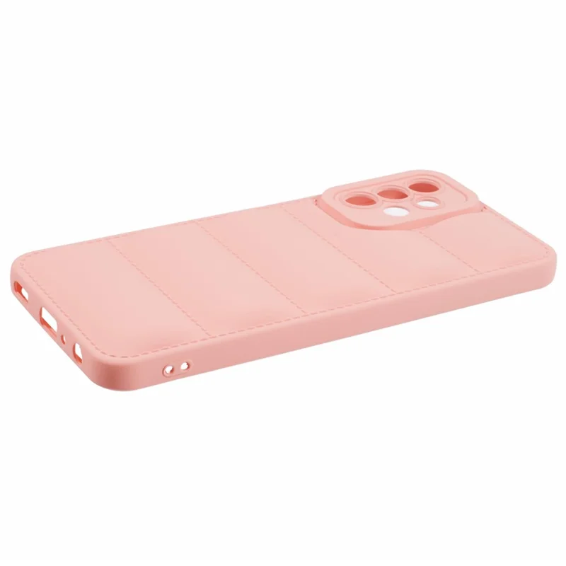 JTW Series For Samsung Galaxy A52 4G / A52s 5G / A52 5G TPU Case Down Jacket Rubberized Phone Cover - Pink