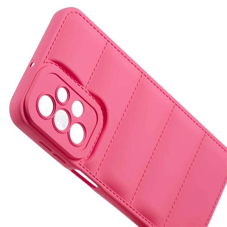 JTW Series Per Samsung Galaxy A53 5G Down Jacket Design Rubberized TPU Case Phone Shell - Rose