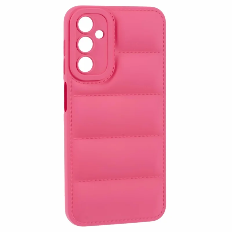JTW Series For Samsung Galaxy A54 5G Case Down Jacket Design Rubberized TPU Anti-drop Phone Cover - Rose