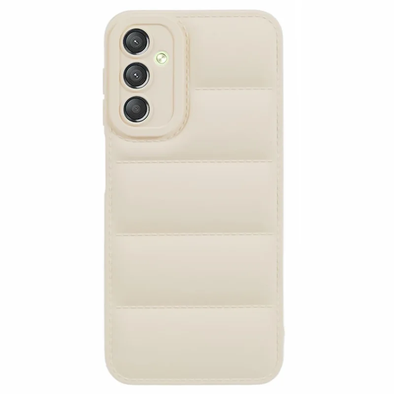 JTW Series For Samsung Galaxy A05s 4G Cell Phone Case Down Jacket Design TPU Back Cover - White
