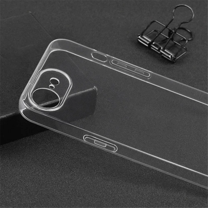 For iPhone 17e / 16e Case Soft TPU Protective Transparent Phone Cover