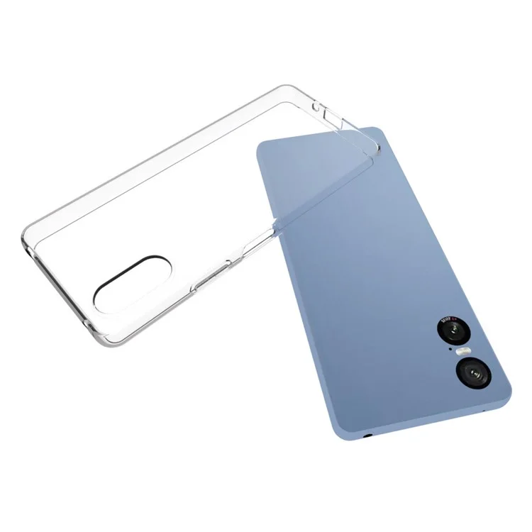 Funda para Sony Xperia 5 VI Carcasa Protección a Prueba de Golpes Delgada de TPU Cubierta de Teléfono