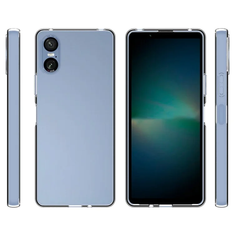 Funda para Sony Xperia 5 VI Carcasa Protección a Prueba de Golpes Delgada de TPU Cubierta de Teléfono