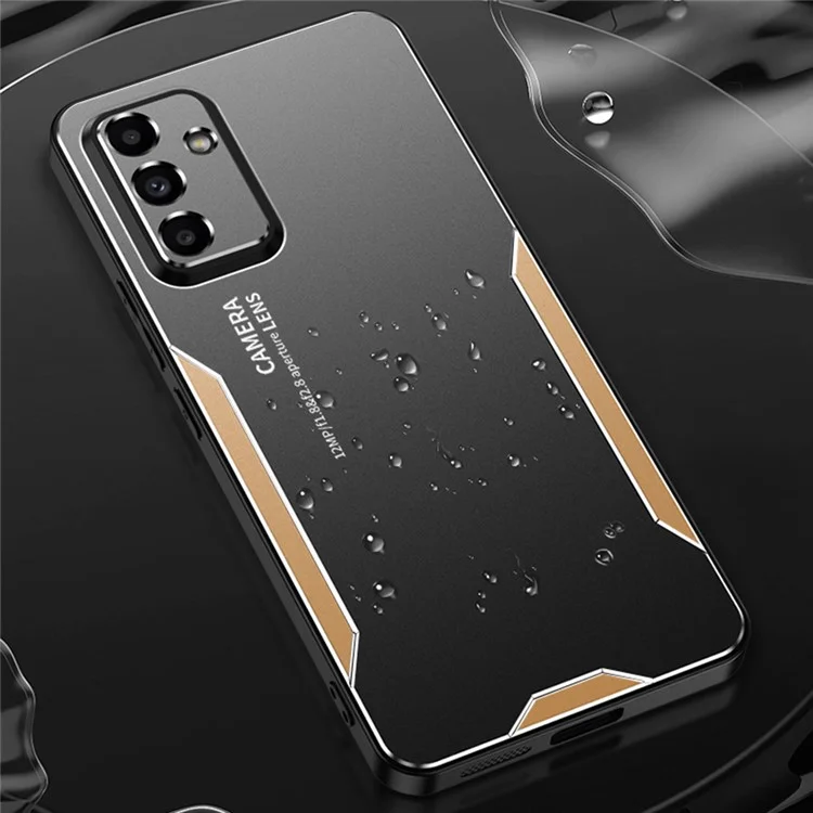 For Samsung Galaxy A55 5G Case Aluminum Alloy+TPU+PC Protective Phone Cover - Silver