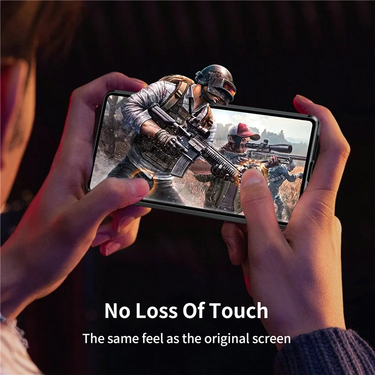 Per Asus ROG Phone 8 5G / Phone 8 Pro 5G Case Graphene Heat Dissipation Phone Shell con copertura dell'obiettivo in metallo - Nero