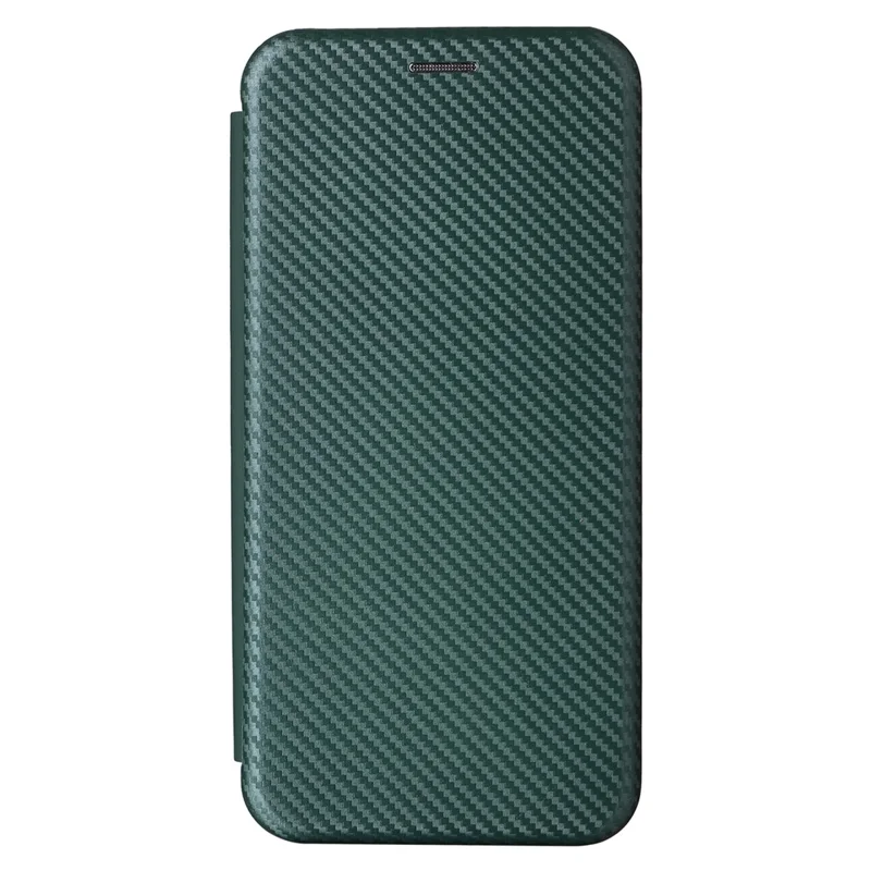For Xiaomi Redmi Note 13 Pro 4G / Poco M6 Pro 4G Case Carbon Fiber Texture PU Leather Phone Cover - Green