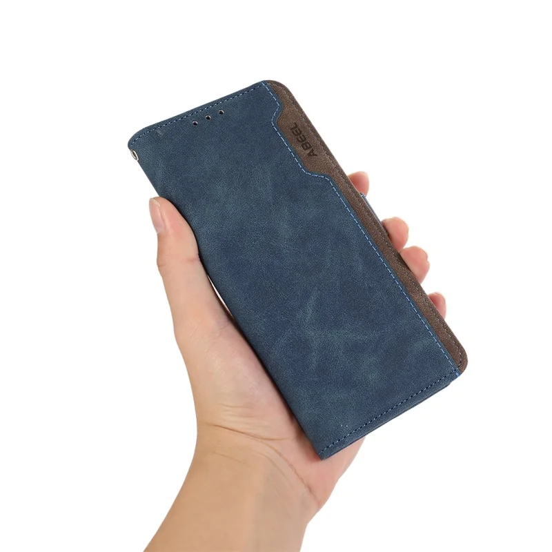 ABEEL For Samsung Galaxy A54 5G Case RFID Blocking Leather Wallet Phone Protection Cover - Blue