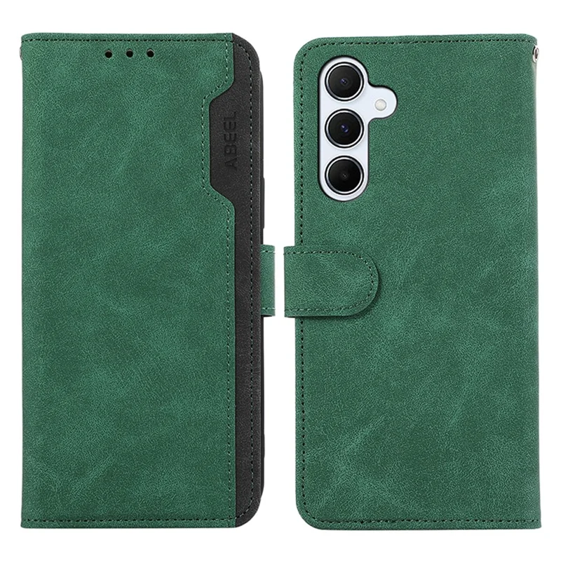 ABEEL For Samsung Galaxy A54 5G Case RFID Blocking Leather Wallet Phone Protection Cover - Green