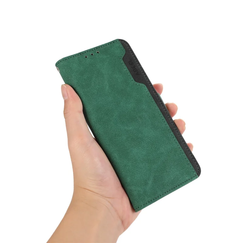 ABEEL For Samsung Galaxy A54 5G Case RFID Blocking Leather Wallet Phone Protection Cover - Green
