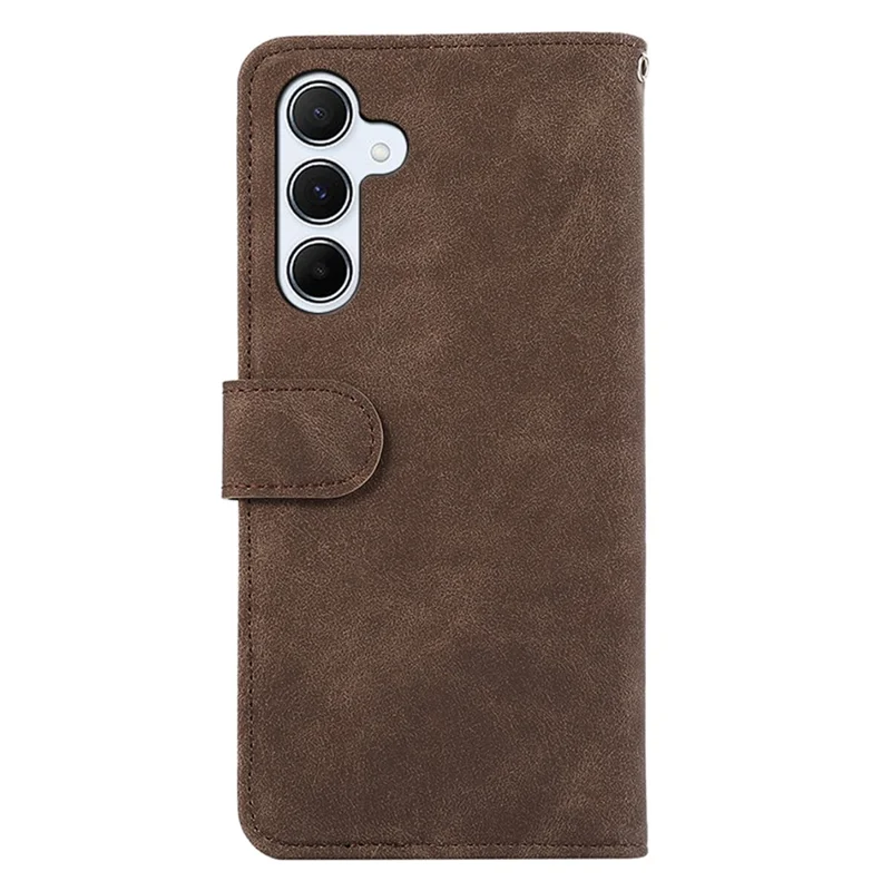 ABEEL Per Samsung Galaxy A54 5G Custodia RFID Blocking Portafoglio in Pelle Protezione del Telefono - Marrone