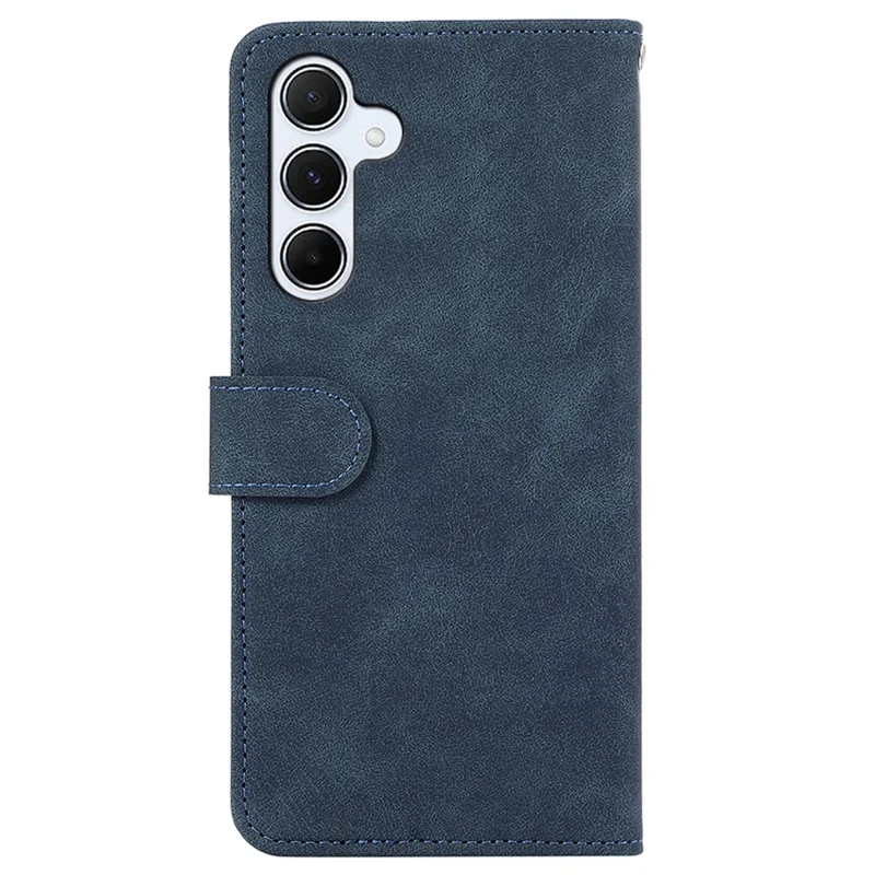 ABEEL For Samsung Galaxy A55 5G Case RFID Blocking Wallet PU Leather Stand Cover - Blue